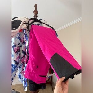 Pink and Black Snow Jacket